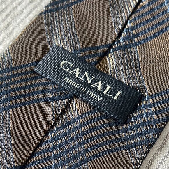 Canali Made in Italy Neck Tie 100% Silk - Picture 1 of 7